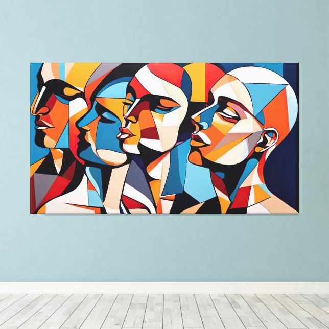 Eleganter Ausdruck Leinwanddruck (Insitu (Holzboden))