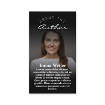 Eleganter Autor Meet & Greet Promo Vertikal