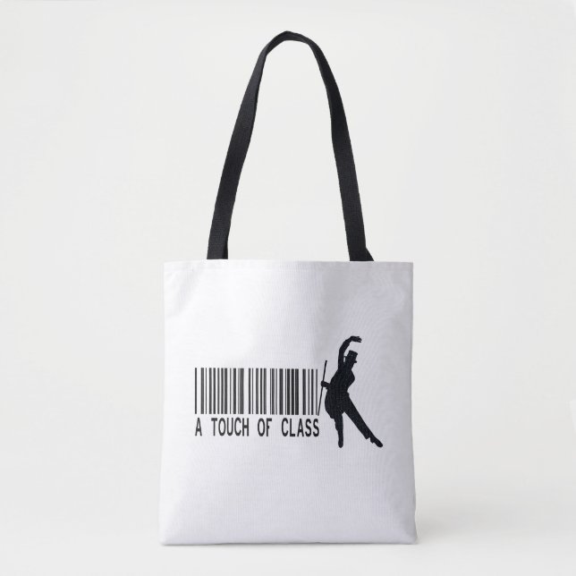 Eleganter Barcode-Tänzer Tasche (Vorderseite)