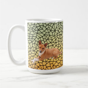 Eleganter Basenji-Hund Kaffeetasse