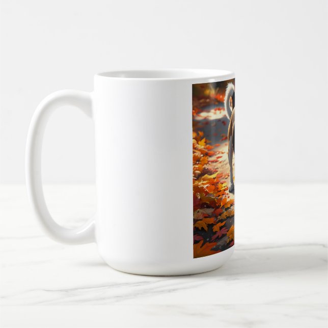 Eleganter Beagle Kaffee Tasse (Links)