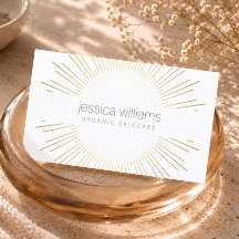 Eleganter Beauty Gold Sunburst Kosmetologe, Salon
