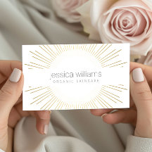 Eleganter Beauty Gold Sunburst Kosmetologe, Salon