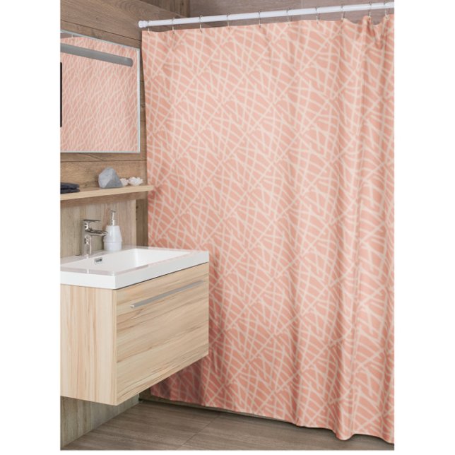 Eleganter Beige Abstrakter Duschvorhang (Von Creator hochgeladen)