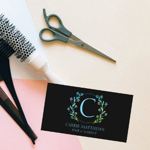 Eleganter Beruflich Makeup Artist Salon Visitenkarte