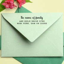 Eleganter Beruflicher Familienname und Kontakt