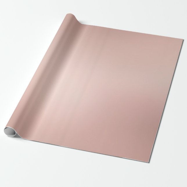 Eleganter bezaubernder Rosen-Goldmetallischer Geschenkpapier (Ungerollt)