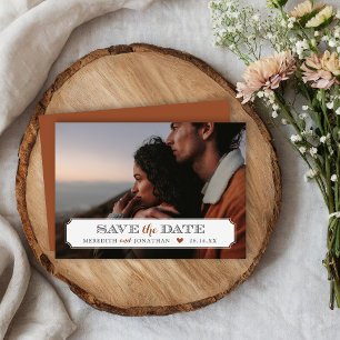 Eleganter Bilderrahmen-Foto-Overlay "Save the Date Save The Date