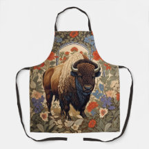 Eleganter Bison William Morris Inspiriert