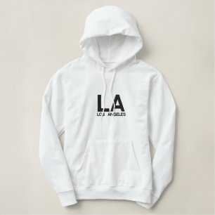ELEGANTER BK SCHWEISS LOS ANGELESS BESTICKTER HOODIE