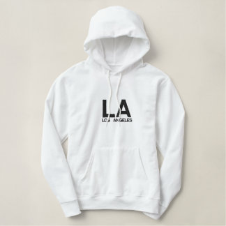 ELEGANTER BK SCHWEISS LOS ANGELESS BESTICKTER HOODIE