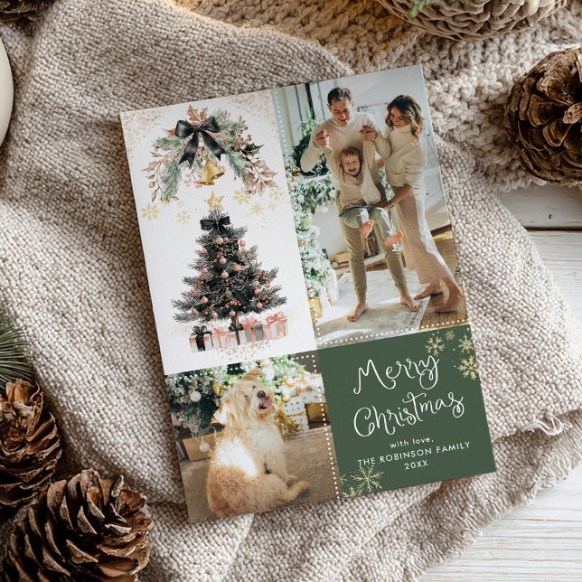 Eleganter Black Bow Tree Frohe Weihnachten 2 Foto (Von Creator hochgeladen)