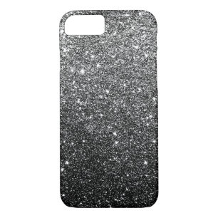 Eleganter Black Glitzer iPhone 7 Fall Case-Mate iPhone Hülle