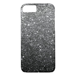 Eleganter Black Glitzer iPhone 7 Fall Case-Mate iPhone Hülle