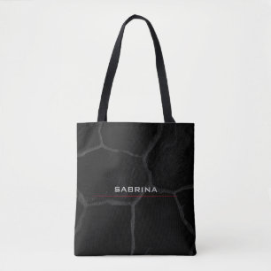 Eleganter Black Stone Minimalistisch stilvoll Mode Tasche