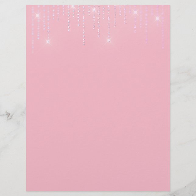 Eleganter Blanko-Flyer Flyer (Hinten)