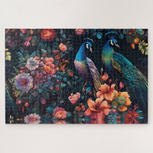 Eleganter Blaue Pfaue im Tessin