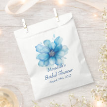 Eleganter blauer Blumen-Brautstrauß