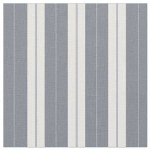 Eleganter blauer weißer antiker französischer Tick Stoff