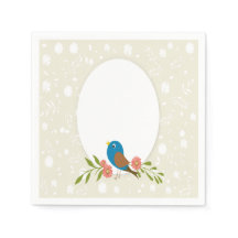 Eleganter Blauvogel