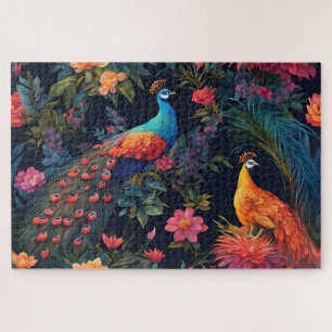 Eleganter Blue and Gold Park/Garten: