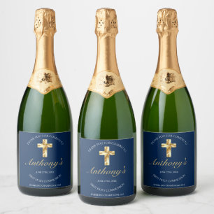 Eleganter Blue-Gold-Cross-Empfang