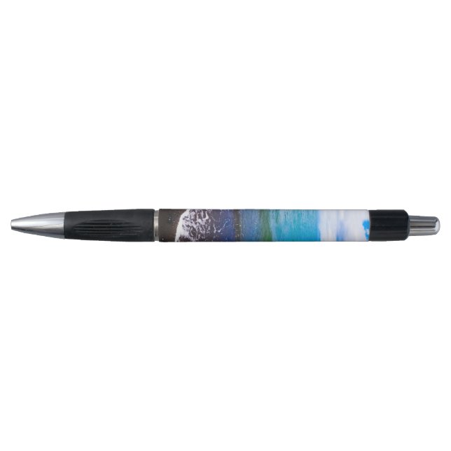 Eleganter Blue Ocean Seascape Pen Kugelschreiber (Vorderseite)