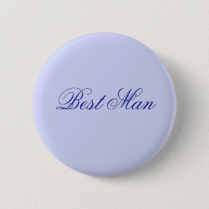 Eleganter Blue Trauzeuge Button