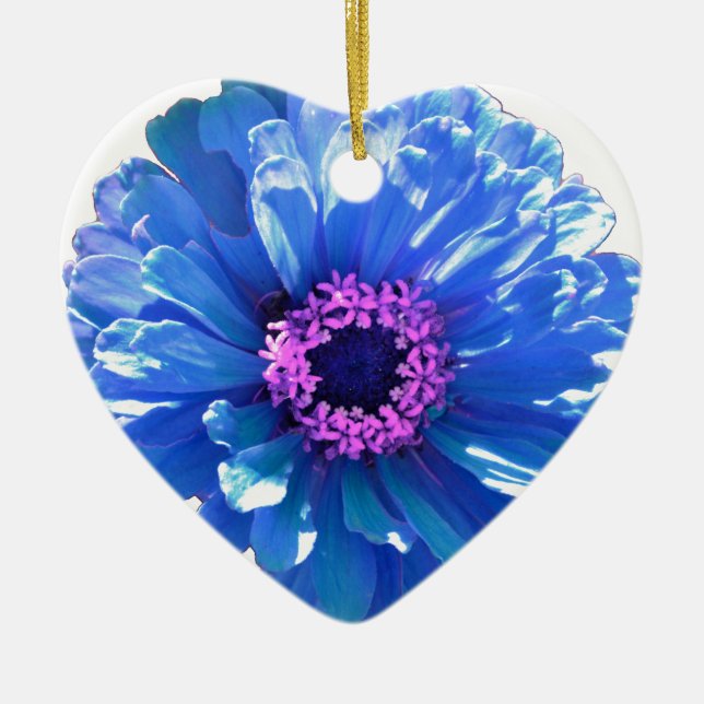 Eleganter blühender Hauch Keramikornament (Vorne)