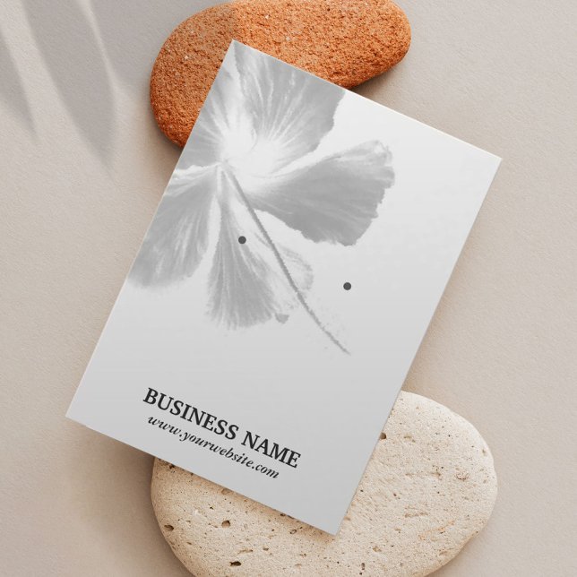 Eleganter Blumen-Ohrring-Anzeiger (Von Creator hochgeladen)