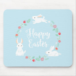 Eleganter BlumenOSTERHASE | Mousepad