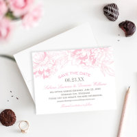 Eleganter Blumensteg Hochzeitrosa Grau