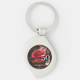 Eleganter Blumenstrauß - Romantisches Geschenk für Schlüsselanhänger