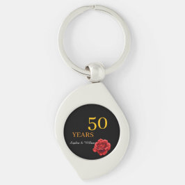 Eleganter Blumenstrauß - Romantisches Geschenk für Schlüsselanhänger