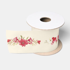 Eleganter Blumenurlaub Satinband