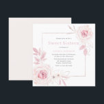 Eleganter Blush Blumenkronenrahmen Sweet 16 16 Einladung<br><div class="desc">Eleganter Blush Blumenkranz Rahmen 16 . Geburtstag 16 Einladung In unserem Shop finden Sie viele weitere Einladungen zum Hochzeitsfeiern und passende Artikel.</div>