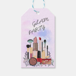 Eleganter Blush Girly Pink Makeup Artist Glamour Geschenkanhänger