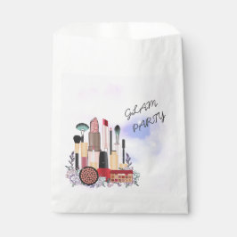 Eleganter Blush Girly Pink Makeup Artist Glamour Geschenktütchen