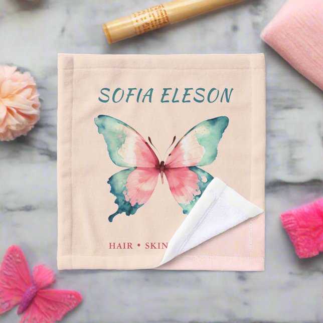 Eleganter Blush Pink Feminine Wasserfarbenschaumbl Waschlappen (Von Creator hochgeladen)