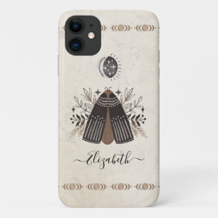 Eleganter Bohemischer Schmetterlingsmoth Case-Mate iPhone Hülle