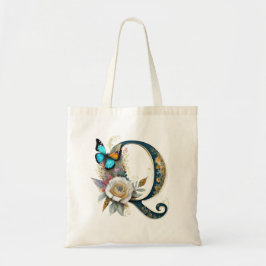 Eleganter böhmischer Blumenbrief Q Tragetasche
