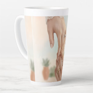 Eleganter Boho-Girl-Latte-Mug Sanfte feminine Äs Milchtasse