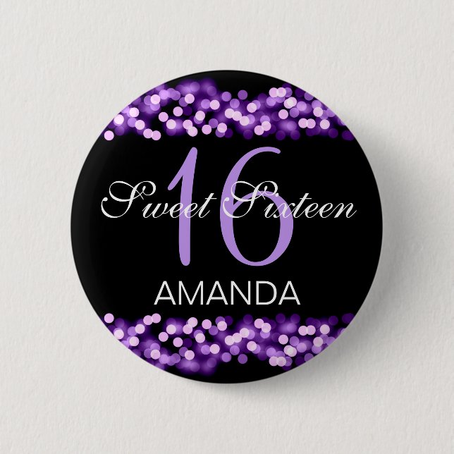 Eleganter Bonbon 16 Button (Vorderseite)