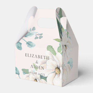 Eleganter botanischer Blumenstrauß Geschenkschachtel