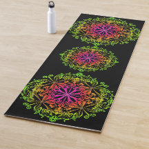 Eleganter botanischer Boho farbenfroher Mandala