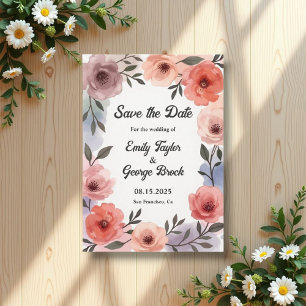 Eleganter Botanischer Garten Save The Date