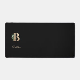Eleganter Botanischer Monogramm-Brief B Schreibtischunterlage