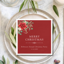 Eleganter botanischer Weihnachtsfeiertag im Party