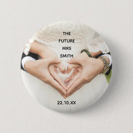 Eleganter Brautknopf der zukunft-Mrs.Party Button