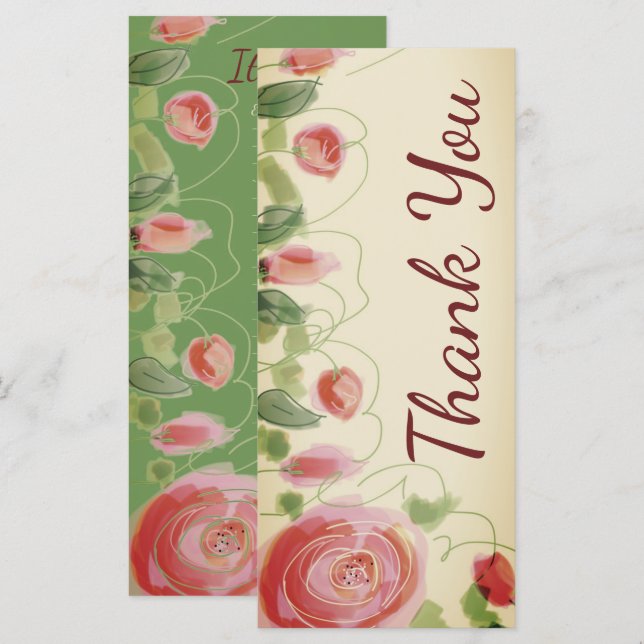 Eleganter Burgund und Creme mit Grün Programm (Vorne/Hinten)